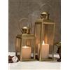 Urban Born D1 Set Di 2 Ferro Lanterna E Candela Lumino Sostegno per Casa Festive Decorazione