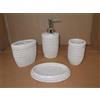 TD Set Di Accessori Da Bagno In Pietra Naturale Design A Corda Set Di 4