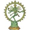 EI Statua Figurativa Nataraj Danza Shiva In Ottone