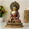 Shyam Antique Creation Seduto Budda Idolo per Arredo Casa Pace Budda Decorazione per Soggiorno