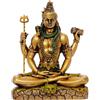 Shyam Antique Creation Shiva Statua Per Cruscotto Auto Shiva Dio Di Distruggere il Male Figurina Statua
