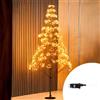 Wisdom Albero Di Natale 1500 Led in filo di rame 1,50 metri Bianco caldo 3000K