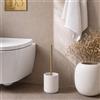 Douceur d'Intérieur, Scopino WC (Ø 10,2 x 36,5 cm) Aquamarbre Bianco/Oro, Poliresina unita