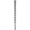 kwb Punta per martello SDS Max, Ø 45 x 540 mm (piastra in metallo duro resistente agli urti, acciaio per utensili di alta qualità, doppia elica fresata, calcestruzzo, muratura, SDS Max)