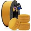 WINKLE FEED YOUR PRINTER WINKLE Filamento PLA HD Pastello 1.75mm Giallo Curcuma 1kg, Stampante 3D
