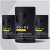 Vitamin D3 K2 - 5000iu of Vegan D3 & 100mcg of Vitamin K2 as MK7 - 60 Softg K9I4