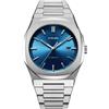 D1 Milano Automatico Classico (41,5 Mm) Quadrante Blu A Raggi Di Sole / ATBJ11
