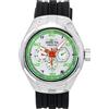Invicta Racing Silicone Strap Tachymeter Scale Silver Dial 47726 Mens Watch
