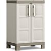 KETER ITALIA spa Mobile Armadio Basso a 2 Ante e 2 Ripiani Regolabili Excellence 97 x 65 x 45 cm