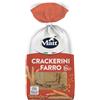 Matt, Crackerini Farro Bio, Crackers con Farina di Farro Integrale e Farina di Frumento, Snack Salati Croccanti e Gustosi, Confezione da 200 g