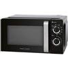 Profi Cook ProfiCook® PC-MWG 1208 - Microonde con grill, 900 Watt, 6 livelli, vano cottura da 17 litri, piatto girevole a 360°, timer con segnale finale, inclusa griglia per barbecue, microonde, nero