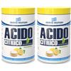 Brenntag Acido Citrico Monoidrato 2X1kg Barattolo Anticalcare Ammorbidente Disincrostante