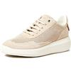 Geox D Rubidia A, Sneakers Donna, Beige (Lt Taupe), 39 EU