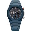 D1 Milano Polychrono Neptune Blue (40,5 Mm) Quadrante Blu Opaco / PHBJ09