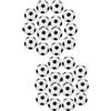 30 pz Mini Calcio Mini Palloni Sportivi Mini Palline Piccole Palline Decorative