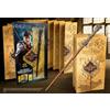 NOBLE COLLECTION Harry Potter Set Regalo Bacchetta e Mappa Malandrino Originale 38 cm Noble Colle