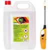 SPRINTCHIMICA Bio Sprint BIOETANOLO COMBUSTIBILE LIQUIDO STUFA, CAMINETTO 1X5Lt+ACCENDINO