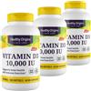 Healthy Origins Vitamina D-3 + OLIVE OIL 10000 IU - 360 softgels - 3 conf.