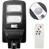 EACHITALY FARO LED LAMPIONE STRADALE 180W CON PANNELLO SOLARE FO99180-89213