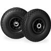 2 PEZZI RUOTA PER CARRELLO PORTAPACCHI GOMMATA GONFIABILE RUOTINO DIAMETRO 260MM