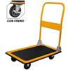 TOLSEN Carrello Portapacchi Portattutto da Trasporto Manico Pieghevole Portata 300 kg