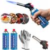 KEMPER CANNELLO BRUCIATORE TORCIA SALDATORE GAS + 2 CARTUCCE GAS 227g KEMPER