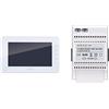 VIMAR K40932 Monitor supplementare touch screen vivavoce a colori LCD 7in per kit videocitofonico, 1 alimentatore 40103 & Vimar 40103 Alimentatore per Videocitofono con Uscita 24 V