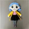 CORALINE ANIMATION PELUCHE 25 CM CARTOON MOVIE