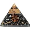 Tree maison Nero Tormalina Piramide Cristallo Vastu Healing per Energia Positiva Meditazione