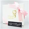 Hello Kitty Bracciale Hello Kitty in argento 925 x nastro di perle lucide coltivate Akoya...