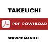 TAKEUCHI TB45 Excavator Manuale officina Workshop service manual repair CD