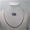 COLLANA UOMO -DONNA UNISEX A MAGLIA GRUMETTA IN ORO GIALLO 18KT 10 GR. (8276)