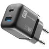 Cellular Line Caricabatterie USB Type-C, USB Type-A MULTIPOWER MICRO 30W GaN