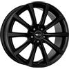 Brock B32 Brock 7,5 x 18 et 52 girobulloni 5 x 112 66,6 580071393 centratura Hub, Black-Matt dipinto