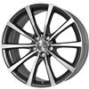 Brock B32 Brock 7,5 x 18 et 52 girobulloni 5 x 112 66,6 580071378 centratura Hub, himalaya-grey front-polished