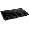 Royal Piastra Induzione Doppio Fornello 2 Fuochi Elettrica Portatile 1400W + 2000W Max