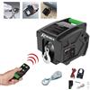 Ribimex Verricello elettrico 12V Paranco telecomandato Argano Auto Barca Traino Ribimex