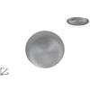 DUE ESSE CHRISTMAS srl Sottopiatto Decorativo Natalizio Ondulato Silver 33 cm