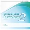 PureVision 2 HD Lenti a Contatto Correttive Mensili, 6 Lenti, BC 8.6 mm, DIA 14 mm, +4.0 Diopt (Positive)