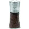 Bisetti Falx Seeds - Macinasemi Speciali con Tappo in Acciaio Inox, Made in Italy, Vetro e Metallo, Colore Argento/Trasparente, Altezza 14,5 cm