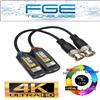 FGE TECNOLOGIE video balun bnc amplificatore passivo stabilizzatore videosorveglianza fino a 4K