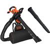 BLACK+DECKER SOFFIATORE ASPIRATORE TRITURATORE 'BEBLV300-QS' 3000 W