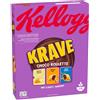 Kellogg's Cereali Kellogg's Krave Choco Roulette Cereali Mix 3 Gusti Cioccolato 410 g