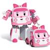 Robocar Poli DELUXE AMBER Pink Ambulance Transforming Robot Figure Big size