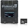 Bitfunx PSxMemCard Gen2 Memory Card For Sony Playstation / Playstation 2 PS1 PS2