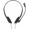 Trust Cuffie microfono filo PRIMO Chat Headset Black 21665