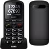 SAIET TELEFONO CELLULARE ANZIANI SAIET PRONTO MAX TASTI GRANDI TASTO SOS BLUETOOTH>