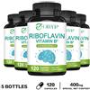 Grevip 120 pezzi Riboflavina Vitamina B2 Capsule 400 mg - Supporto immunitario