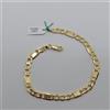 BRACCIALE DA UOMO A MAGLIA GRUMETTA IN ORO GIALLO 18KT 6,1 GRAMMI (8243)