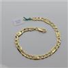 BRACCIALE DA UOMO A MAGLIA GRUMETTA IN ORO GIALLO 18KT 6,2 GRAMMI (8242)